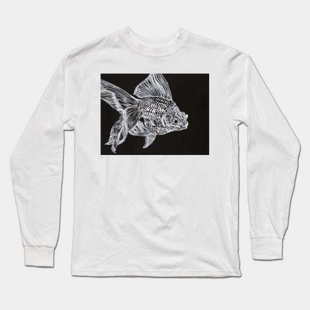 GOLDFISH MICK Long Sleeve T-Shirt by lautir